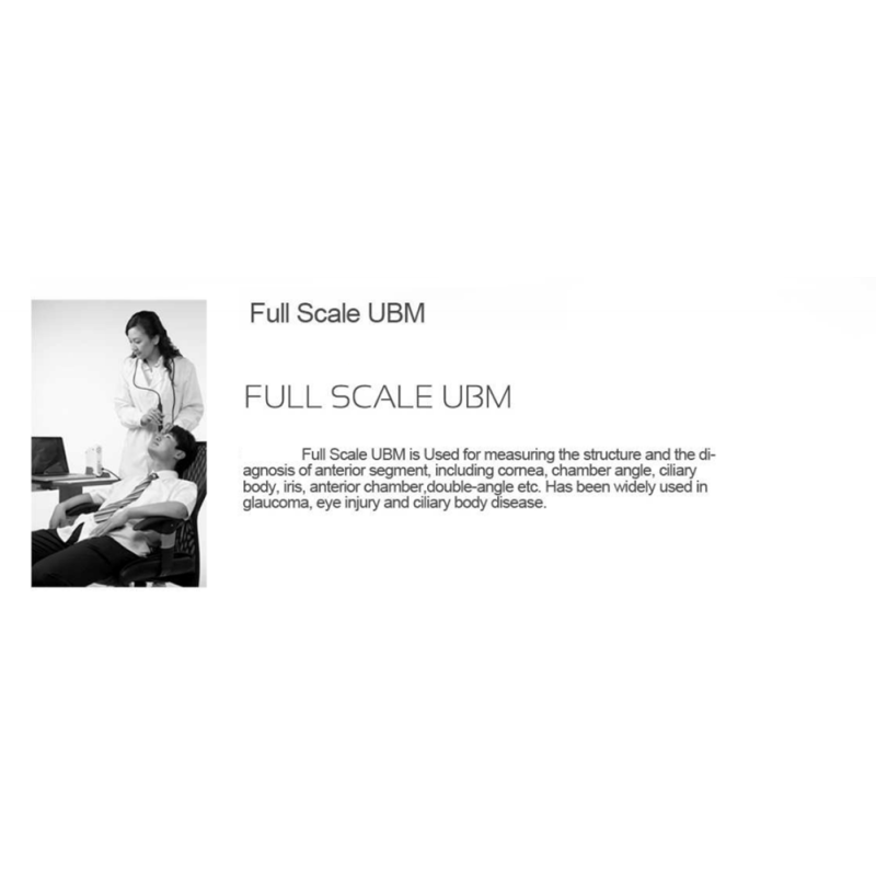 Portable Panoramic Full Scale Ultrasound Bio-microscope UBM Opthalmology