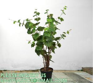 China Artificial Greenery Chain Grapes Vines Leaves Foliage Simulation Fruits for Home Room Garden Wedding Garland Outside wholesale