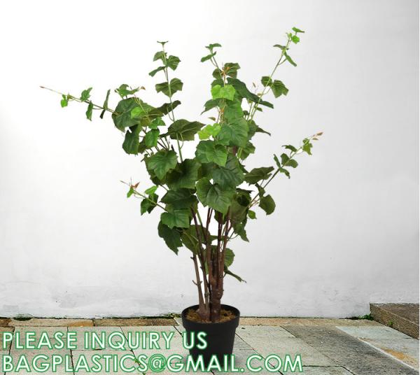 Quality Artificial Greenery Chain Grapes Vines Leaves Foliage Simulation Fruits for Home Room Garden Wedding Garland Outside for sale