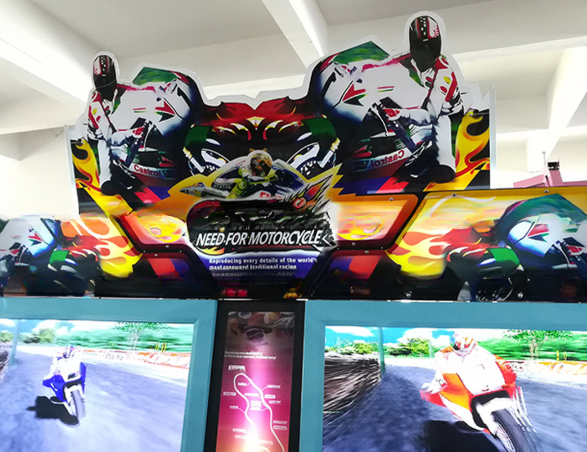 Amusement Game Center Super Bike Simulator Game Machine With Motherboard