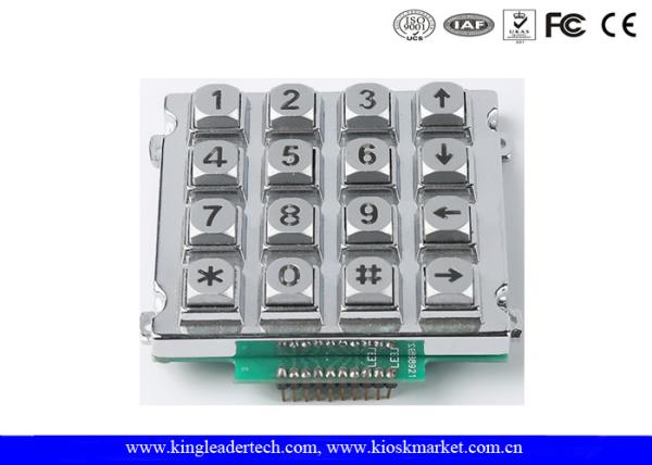 Quality Control System Metal Industrial Numeric Keypad With / Without Backlight for sale