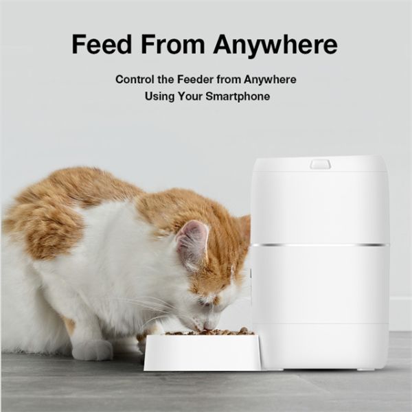 240V 4L Tuya Smart Pet Feeder Automatic Cat Feeder With Camera