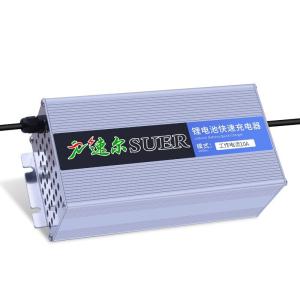 China Constant Current Fireproof Battery 24V Lithium Ion Charger With LED Indicators wholesale