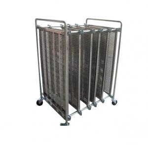 China Large Capacity ESD Magazine Rack  ESD Handling Carts Width 520mm Pitch 17mm wholesale