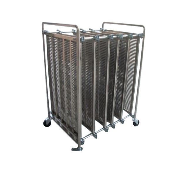 Quality Large Capacity ESD Magazine Rack  ESD Handling Carts Width 520mm Pitch 17mm for sale