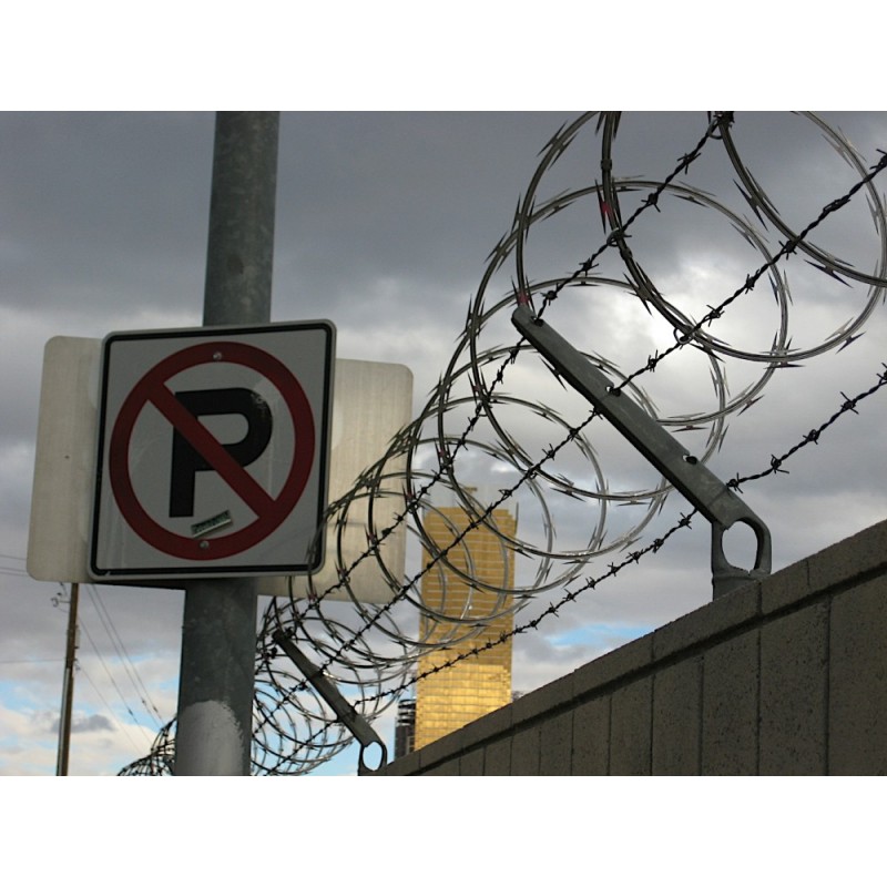 450mm Coil Diameter Razor Wire Fence Anti Theft High Security Beautiful Appearance