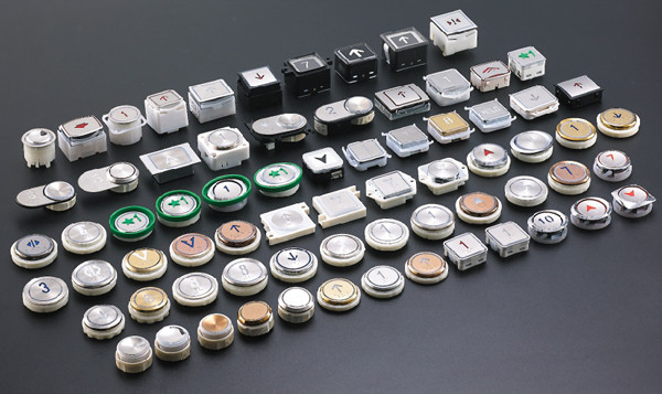 COP LOP Elevator Push Button with Special Filing Process / Braille Lift Buttons