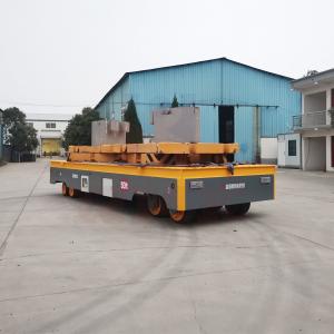 Battery Powered Motorized Transfer Cart , RMK 50T Heavy Load Transfer Trolley