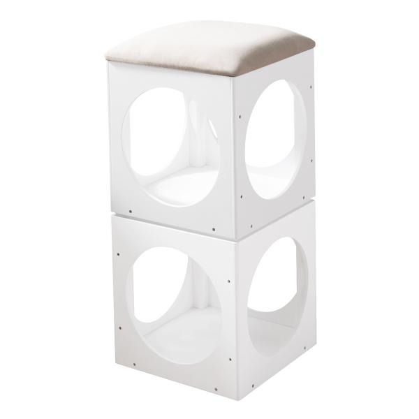 Quality 35x35x43cm Stacking Unpacking Solid Wood Bar Stool For Game Boards for sale