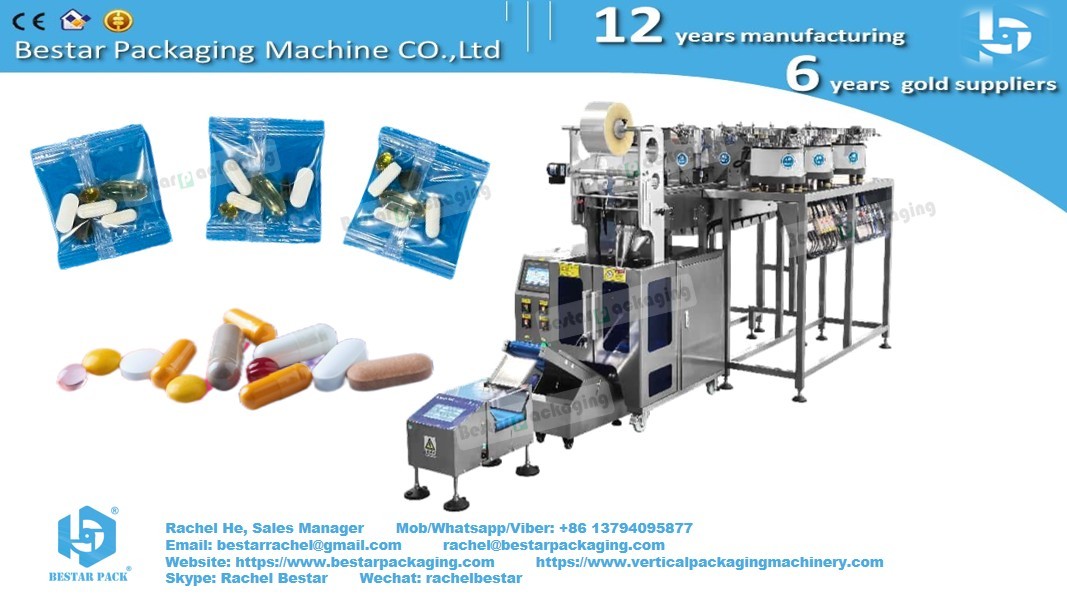 Pharma-Grade Pill Packaging Machine with Automatic Feeder & Custom Rounded Pouch Sealing