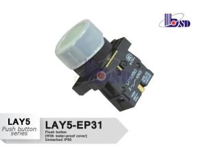 China LAY5（XB2）-EP31 green color even button with cover flat button push button swithes wholesale