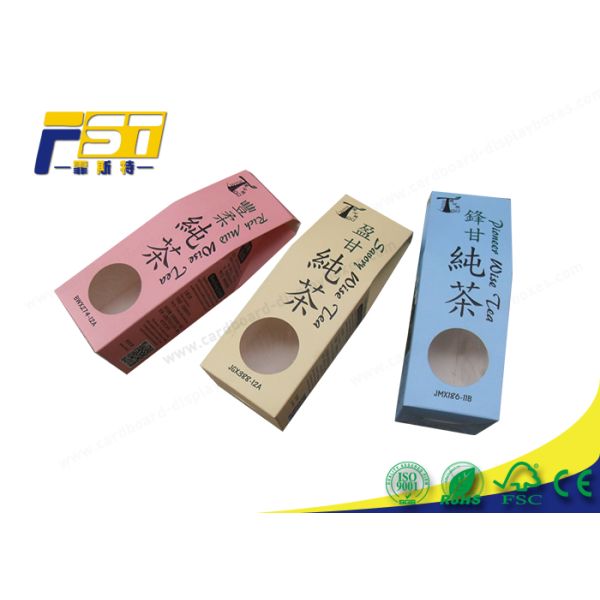 Folding Thin Paper Box Colored Corrugated Boxes Recyclable Material Custom Logo