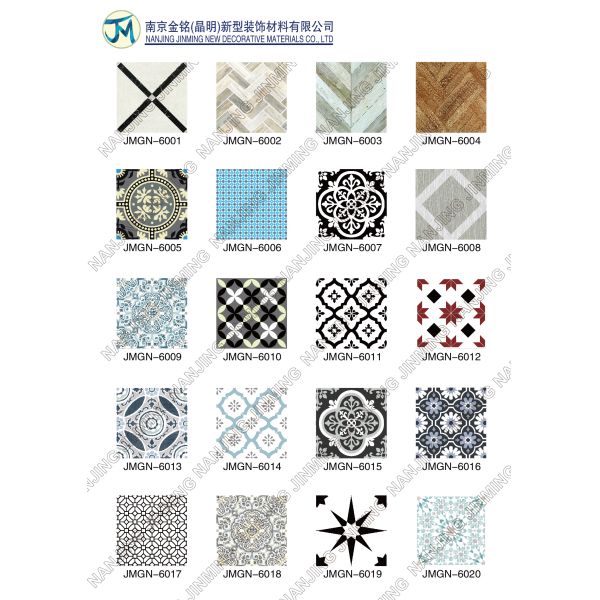kitchen PVC Self Adhesive Retrol Floor Tile size of 12 inch by 12 inch