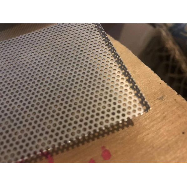 Buliding Material 316 Micron Round Hole Perforated Metal Sheet