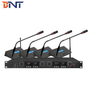 China UHF 4 Channels Wireless Conference Microphone With 8 Handhelds / Headsets wholesale