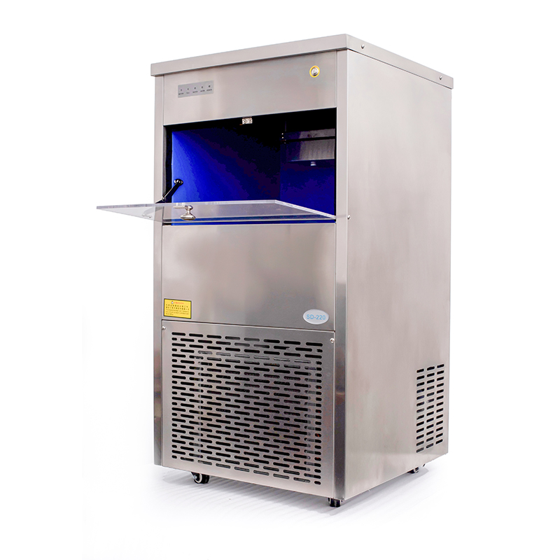 80Kg Daily Instant Snow Flake Ice Machine Made In For Commercial With 45 KG Capacity