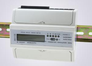 China Active DIN Rail KWH Meter / Three Phase Multi-function Electricity Energy Meter wholesale