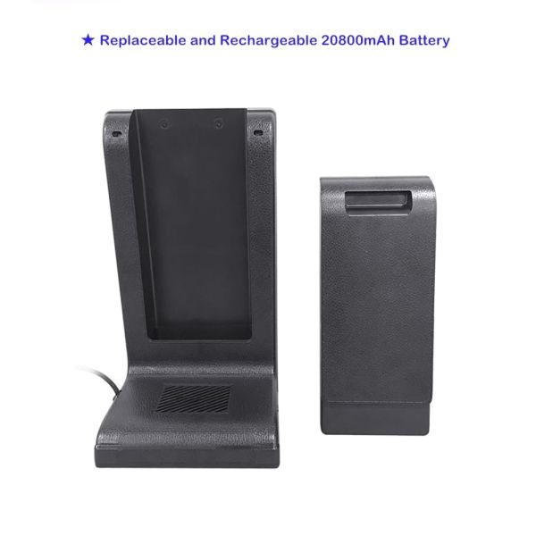 8inch Tabletop Digital Order Call Display LCD Screen Advertising Player with Menu Power Bank
