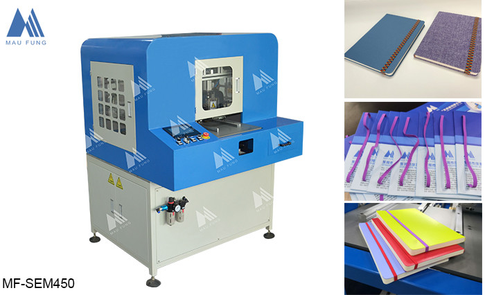 Notebook Elastic Band Inserting Machine A5 Notebook Binding Machine MF-SEM450