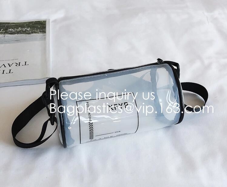 Custom Clear Pvc Lady Handbag Set Transparent Beach Tote Bag With Inner Pouch,Shoulder Tote Holographic PVC Beach Bag