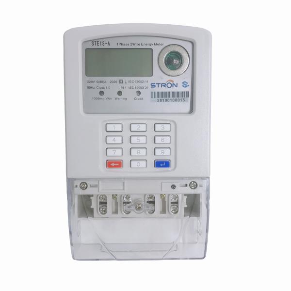 Quality Mini-Grid/Microgrid STS Standard keypad Prepaid TOU Tariffs Single Phase Energy Meter for sale