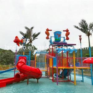 China Theme Park Splash Water Playground Kids Play Water House ISO9001 wholesale