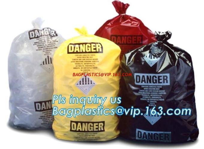 Heavy Duty Construction Plastic Asbestos Bag Waste Bag,Heavy Duty Disposal Polythene bags For Asbestos Removal BAGEASE