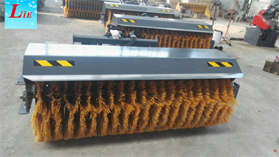 China wheel loader Angle Broom Sweeper & Cleaner skid steer sweeper