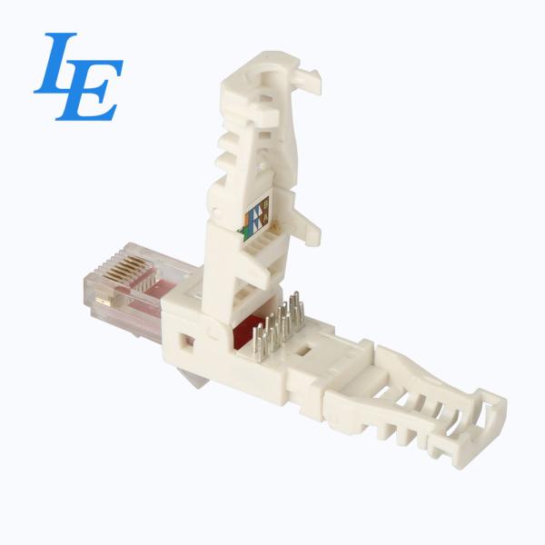 Quality Audio Video Cat6 Pass Through Connector Easy To Assemble / Disassemble for sale