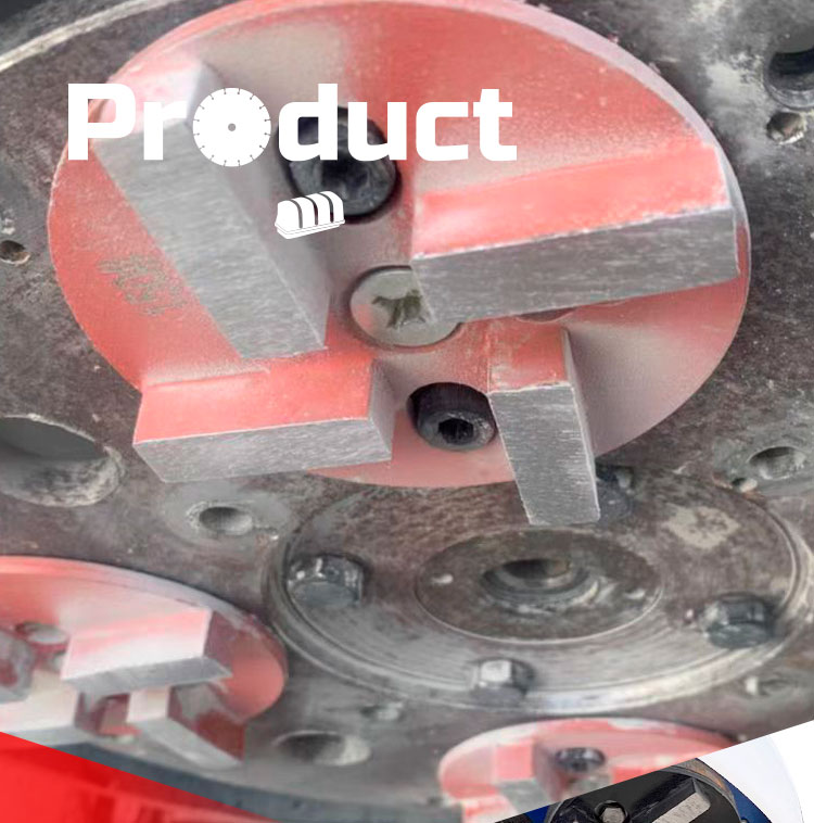 Quick Connecting Grinding Machine Applied Segmented Diamond Abrasive for Concrete Floor