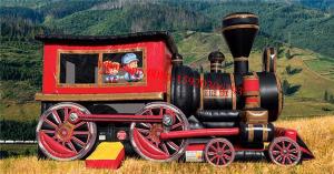 China Inflatable Train Slide Combo wholesale