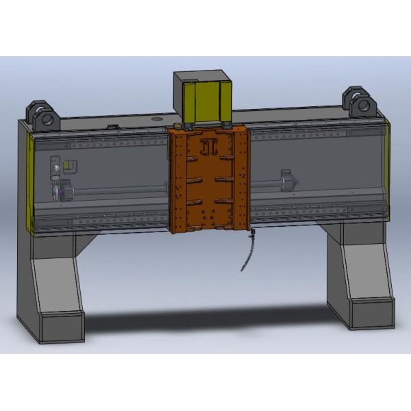 High Accuracy CNC Plate Milling Machine , Automated CNC Tapping Machine