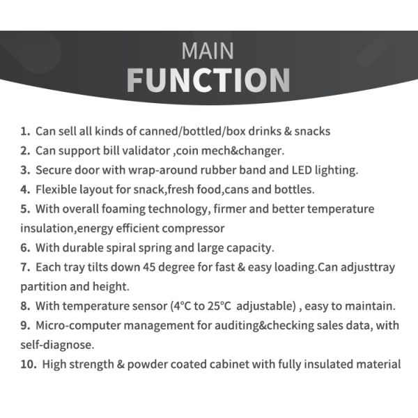Automatic Snack Food Vending Machines , Self Service Food Vendor Equipment