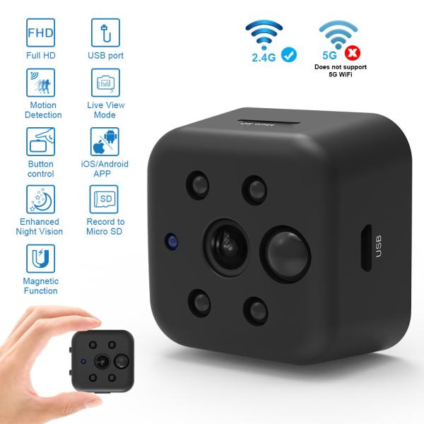 Quality Indoor Home Security Wireless Mini Spy Camera With Motion Det for sale