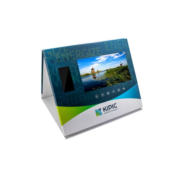 Innovative CDU(counter display unit) with HD screen video player, 10 inch counter video display instore video display