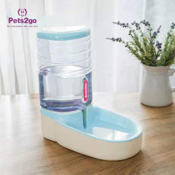 Quality Blue Easy Carrying 2.5kg PP Pet Feeder Bowls for sale