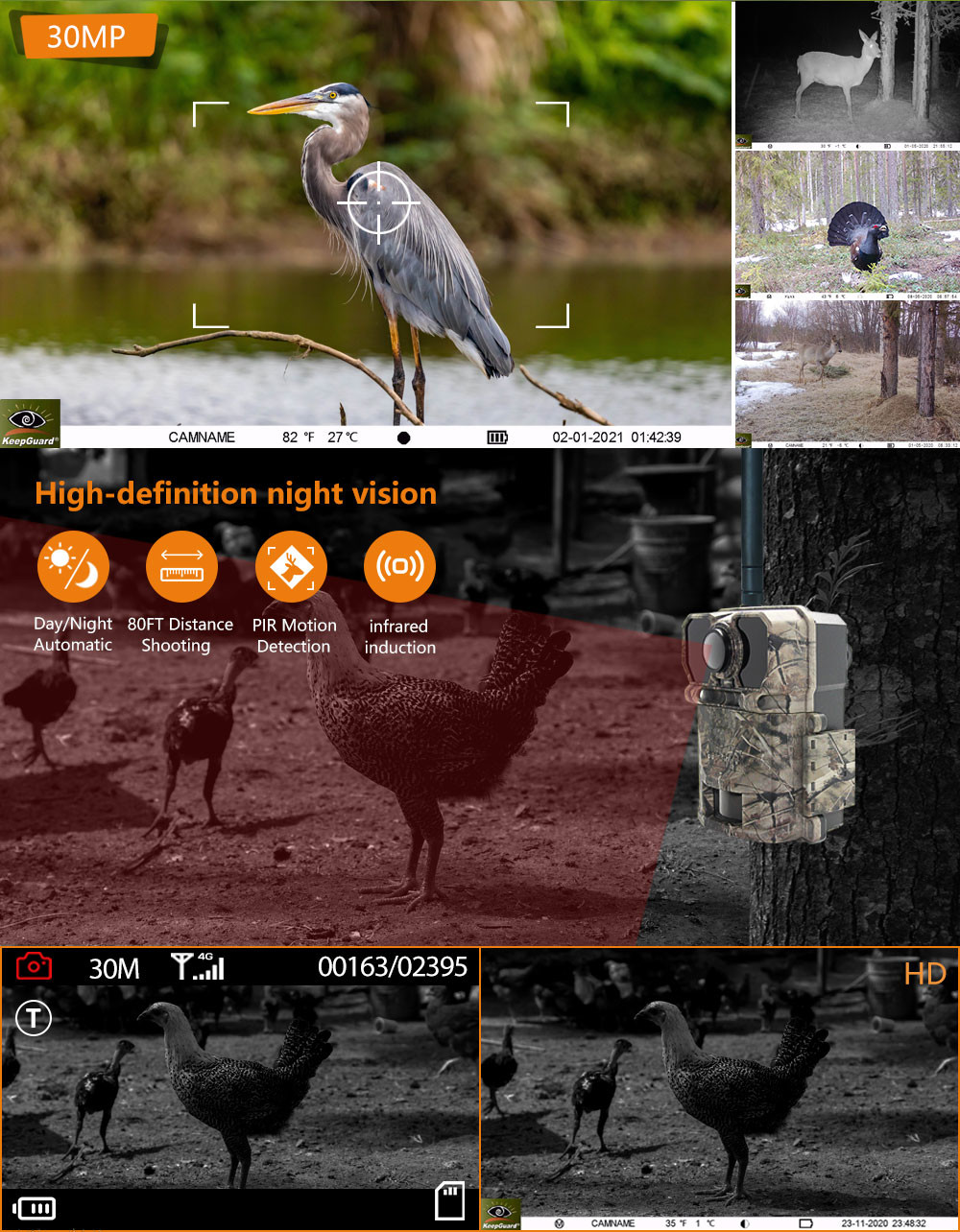 100% Wireless 4G Trail Camera With Free Android And IOS APP Control