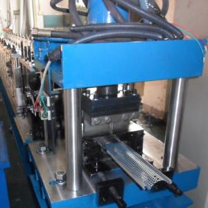 China Vertical Arch Frame Structure Shutter Door Roll Forming Machine With Punching wholesale