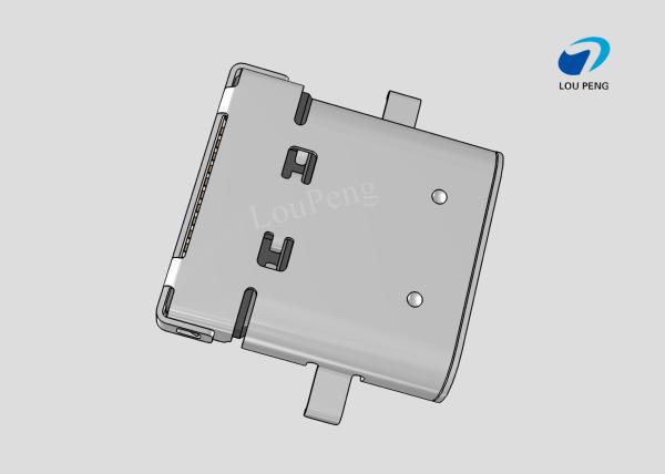 Quality Universal Serial Bus (USB) Shielded I/O Receptacle,type-c, Right-Angle, Mid-Mount, Surface Mount, Gold (Au) Flash over for sale