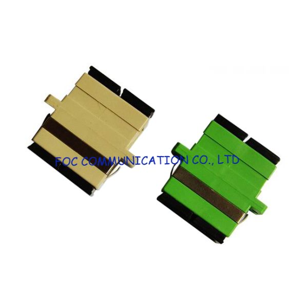 Fiber Optic Adapter SC MM Simplex and Duplex High Stability For FTTX networks