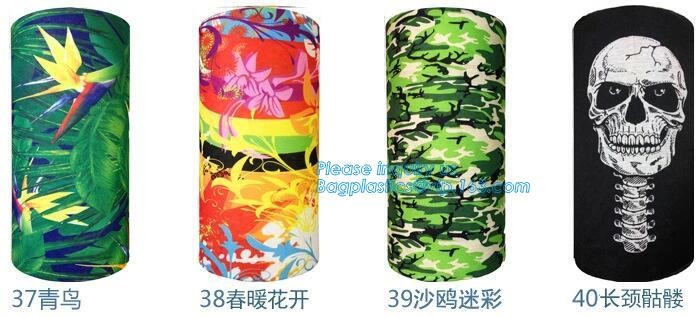 multi choice women head scarf printed colorful face mask custom logo/size bandana,Sport Strapping Seamless Custom Gaiter Whi