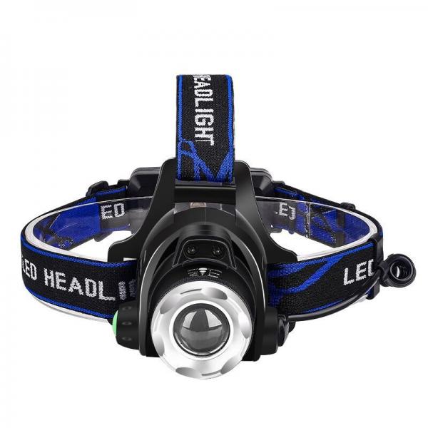Quality Outdoor LED Head Light Frontale Bright Chargeable Induction Zoom Head Torch Light for sale