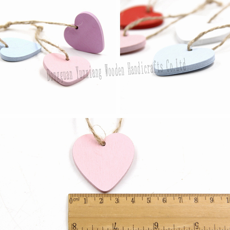 Mini Heart Shaped Chalkboard Sign Hanging Double Sided Blackboard Message Board Hanging Signs for Weddings, Parties, Home