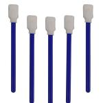 5 Inches Cleanroom Foam Cleaning Swabs Dust Free Rectangular