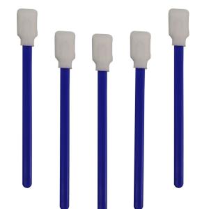 China 5 Inches Cleanroom Foam Cleaning Swabs Dust Free Rectangular wholesale