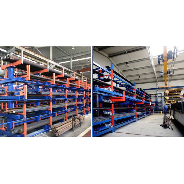 Manual Telescopic Cantilever Rack Manual Cranked Type Cantilever Racking for Long Materials
