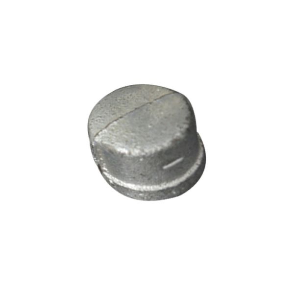 Durable Waste Pipe Fitting Cap 1 2 Inch Pipe Cap Casing Technics Smooth Surface