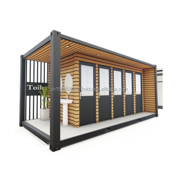 Modern Expandable Steel Frame Portable Prefabricated Container House with Bedrooms for Outdoor Made of Sandwich Panel