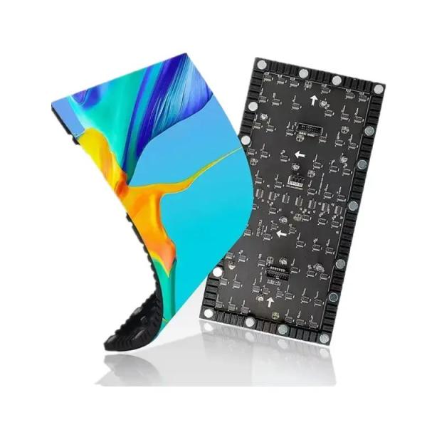 Quality Flexible LED Display 320mm*160mm Flexible Full Color Curved Programmable LED Display Soft Module Video for sale