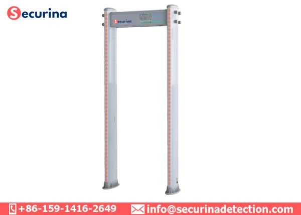 IP55 Ellipse Walk Through Security Gate , Security Check Door 300 Levels